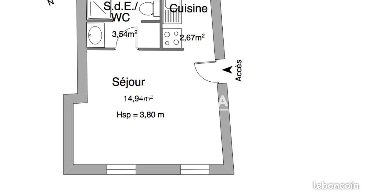 Appartement à louer, 21m², Avignon