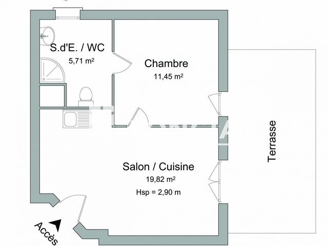 Appartement à louer, 39m², Aix-en-Provence