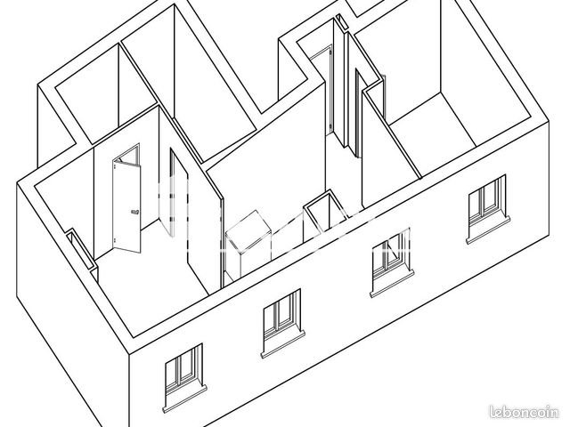 Appartement à louer, 47m², Charleval