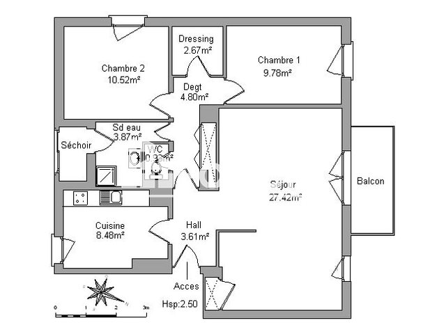 Appartement à louer, 72m², Salon-de-Provence