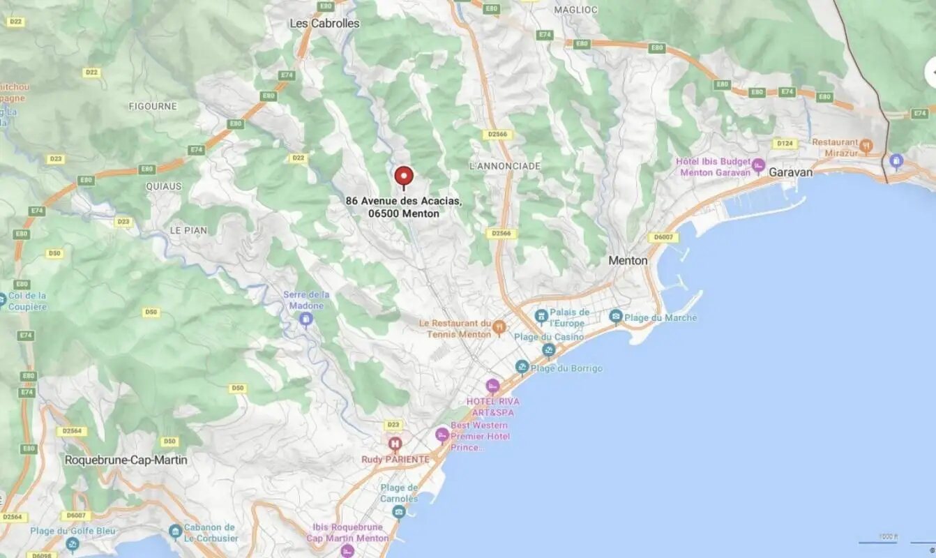 Appartement à louer, 60m², Menton