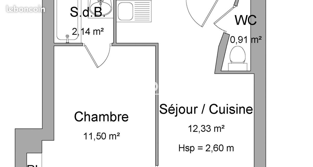 Appartement à louer, 27m², Versailles