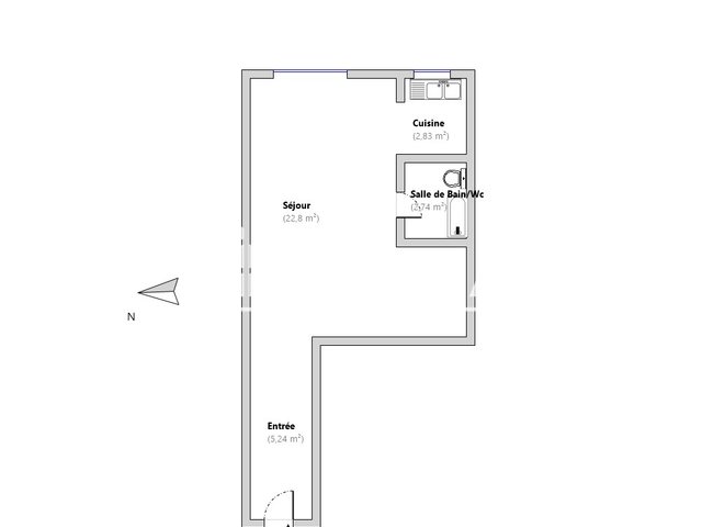 Appartement à louer, 33m², Antibes