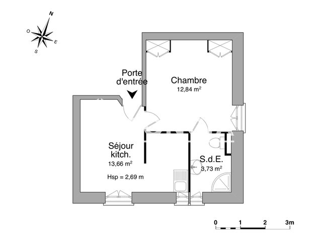 Appartement à louer, 30m², Antibes