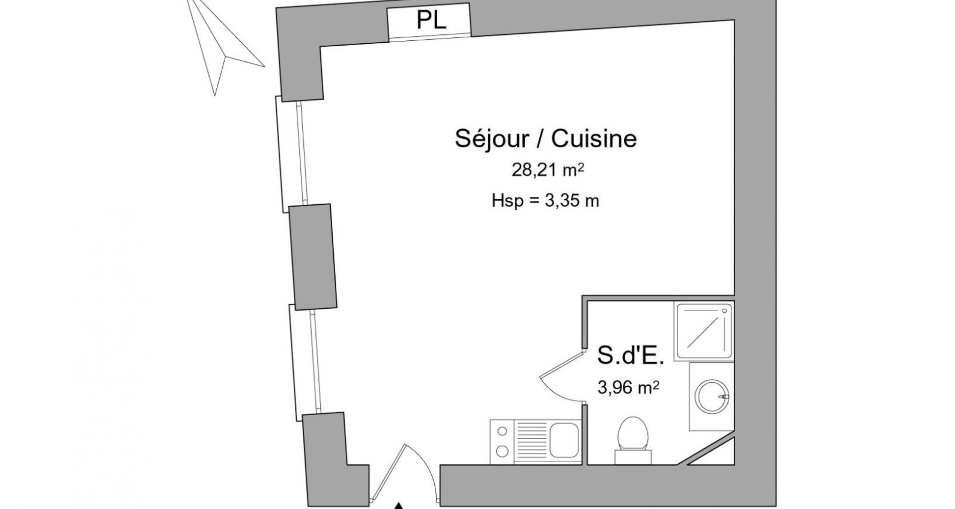 Appartement à louer, 32m², Nice