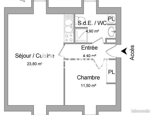 Appartement à louer, 44m², Vitré