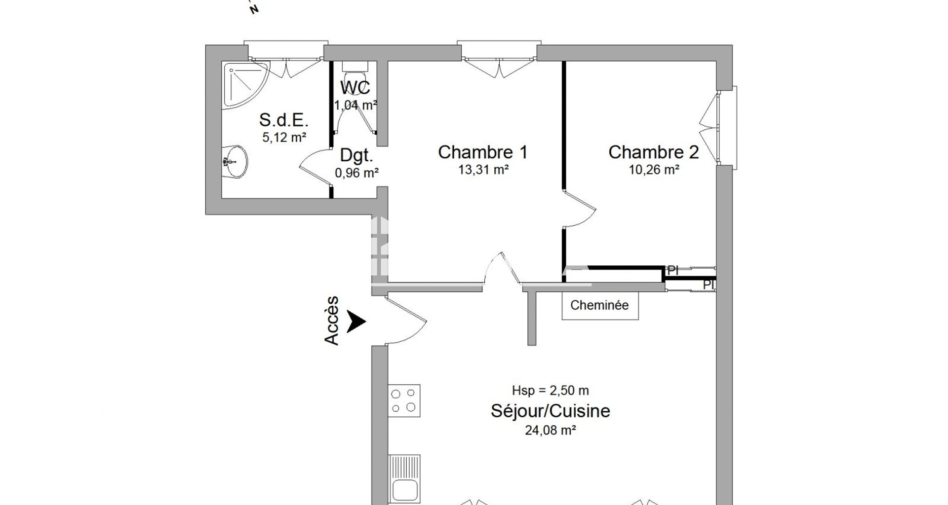Appartement à louer, 52m², Chouzé-sur-Loire