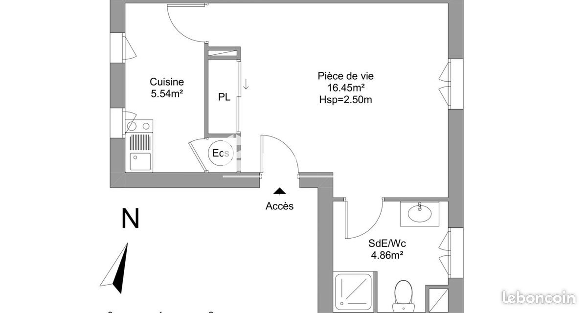 Appartement à louer, 27m², Le Mans