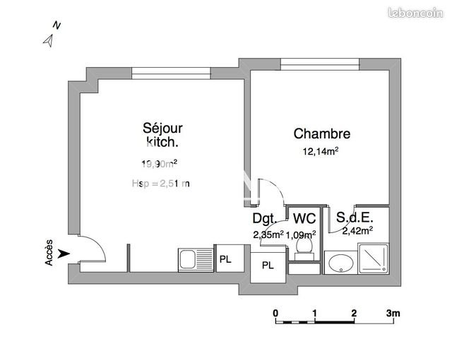Appartement à louer, 38m², Amboise