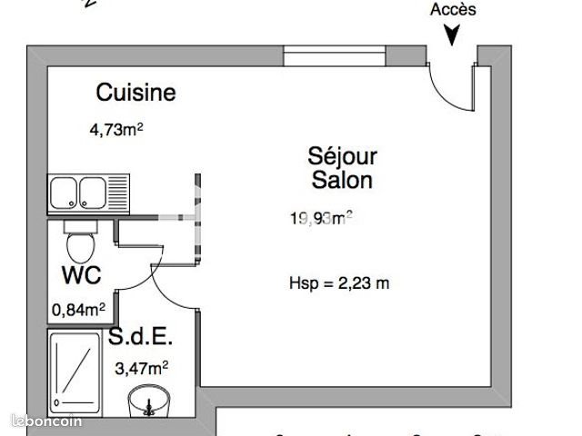 Appartement à louer, 28m², Poitiers