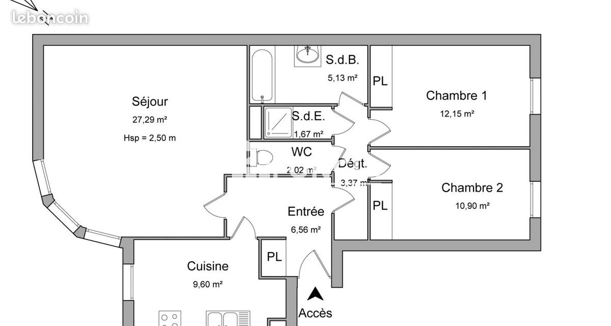 Appartement à louer, 79m², Châtenay-Malabry