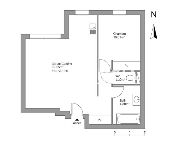 Appartement à louer, 46m², Chancelade