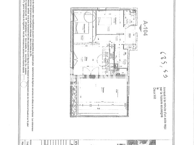 Appartement à louer, 57m², Orléans
