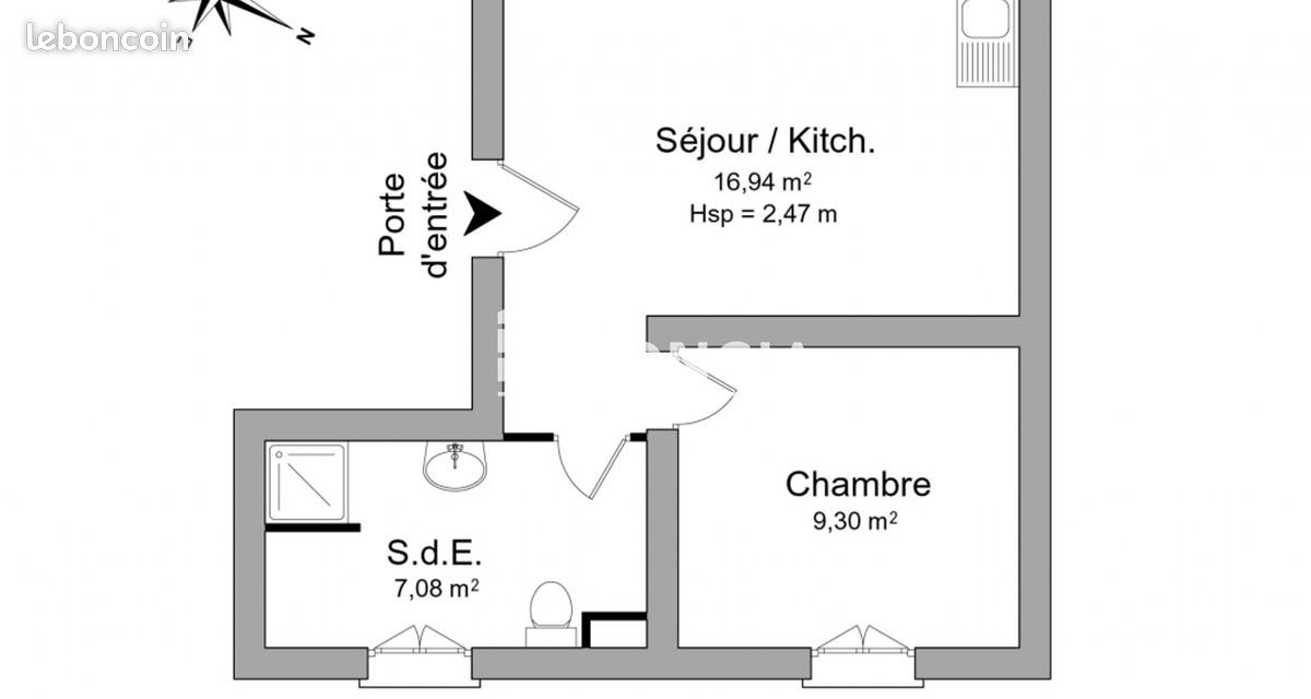 Appartement à louer, 33m², Pierrelaye