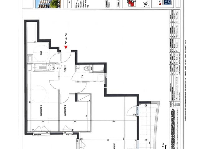 Appartement à louer, 78m², Clichy