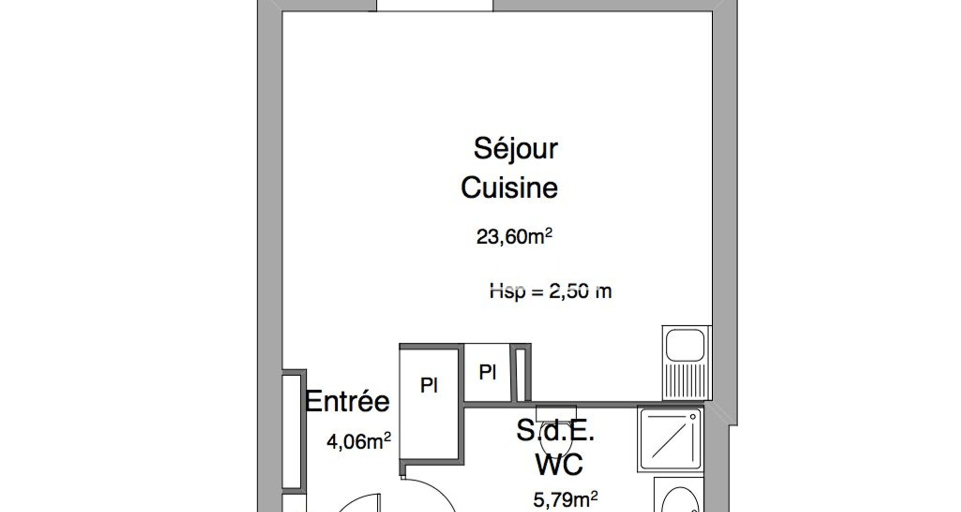Appartement à louer, 33m², La Rochelle