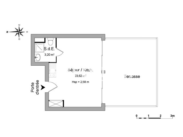 Appartement à louer, 27m², La Rochelle