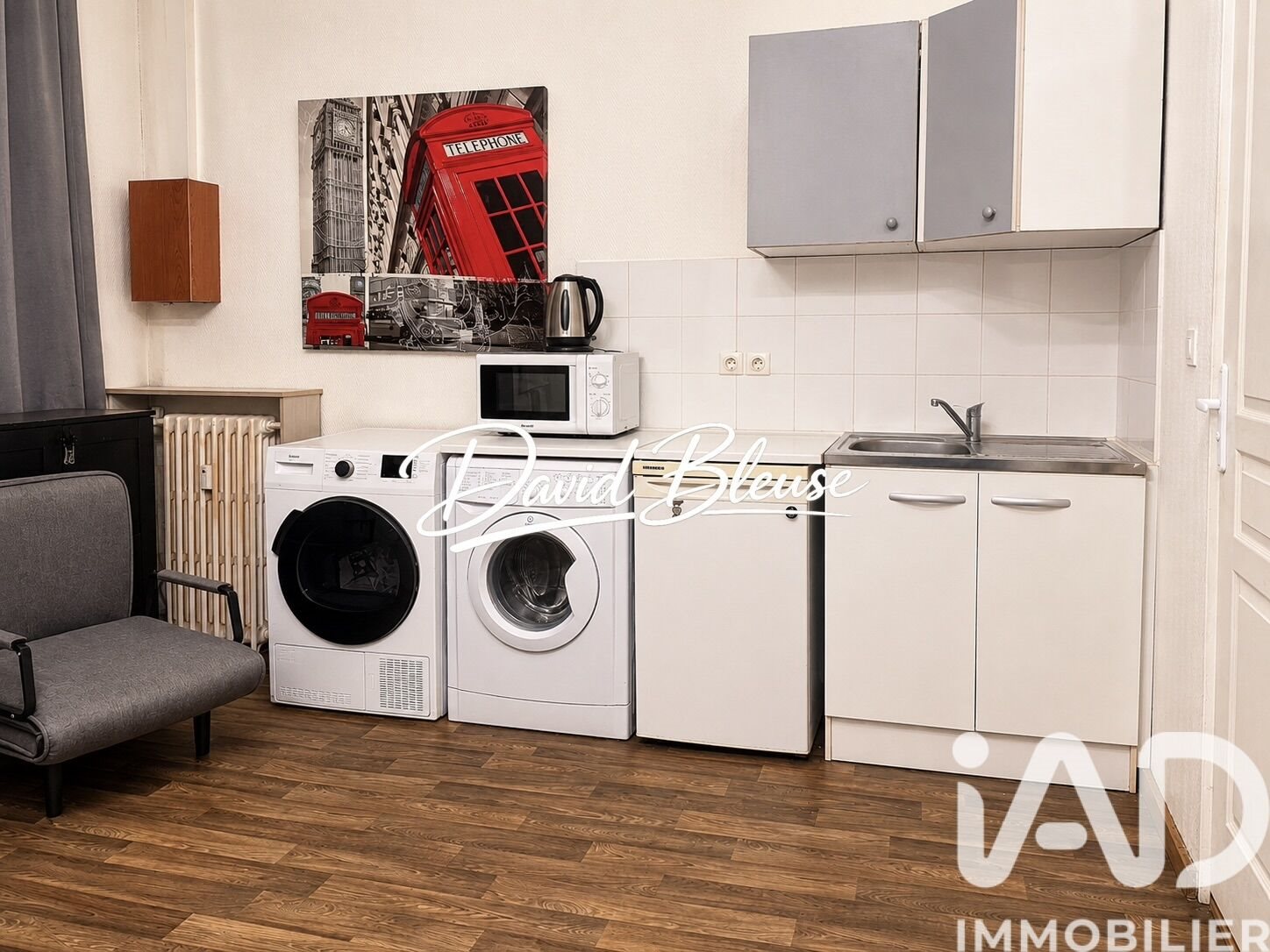 Appartement à vendre, 17m², Clichy