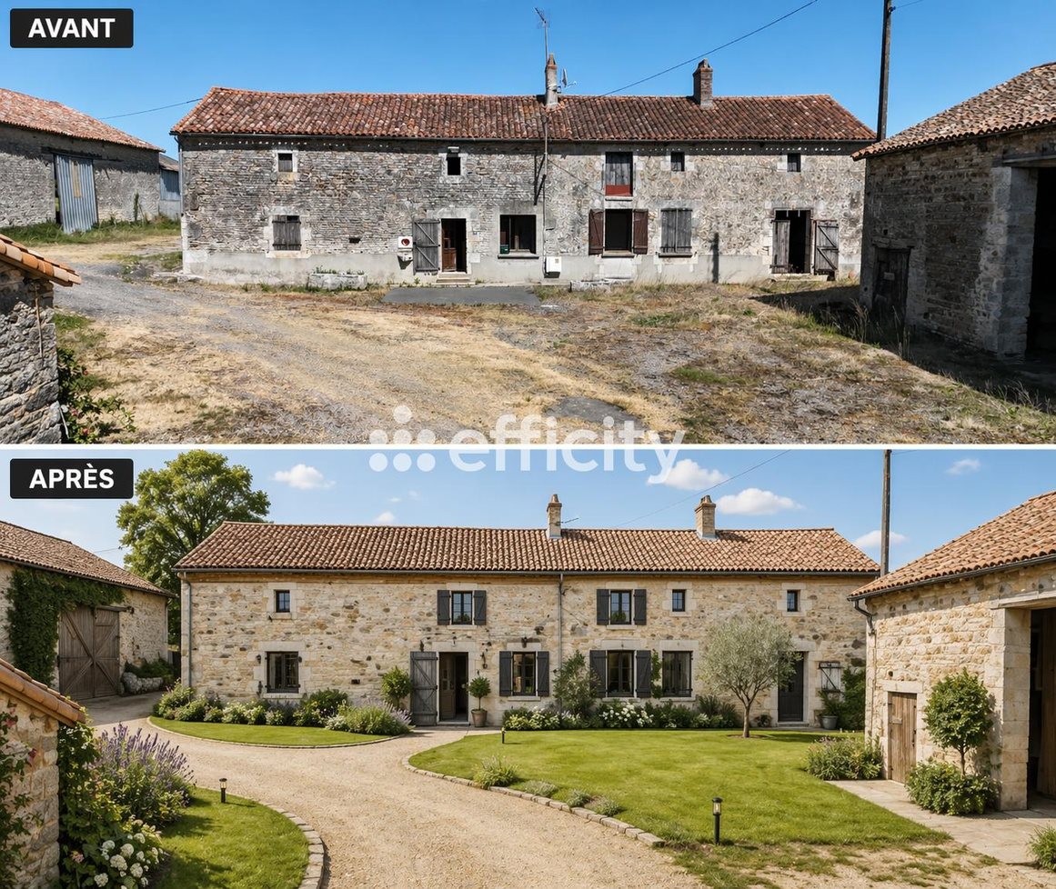 Maison à vendre, 1700m², Usson-du-Poitou