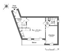 Appartement à louer, 49m², Lucé