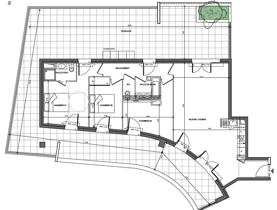 Appartement à vendre, 86m², Antibes