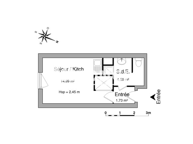 Appartement à louer, 20m², Albi