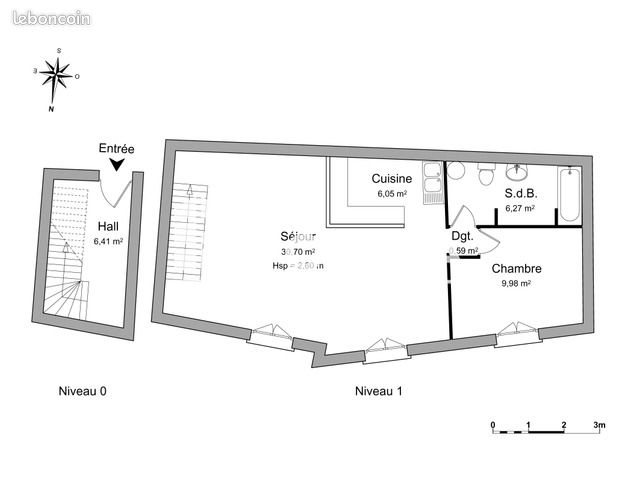 Appartement à louer, 60m², Pézenas