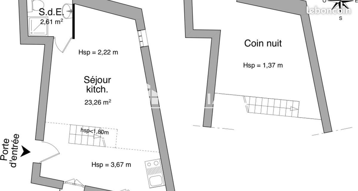 Appartement à louer, 26m², Toulouse