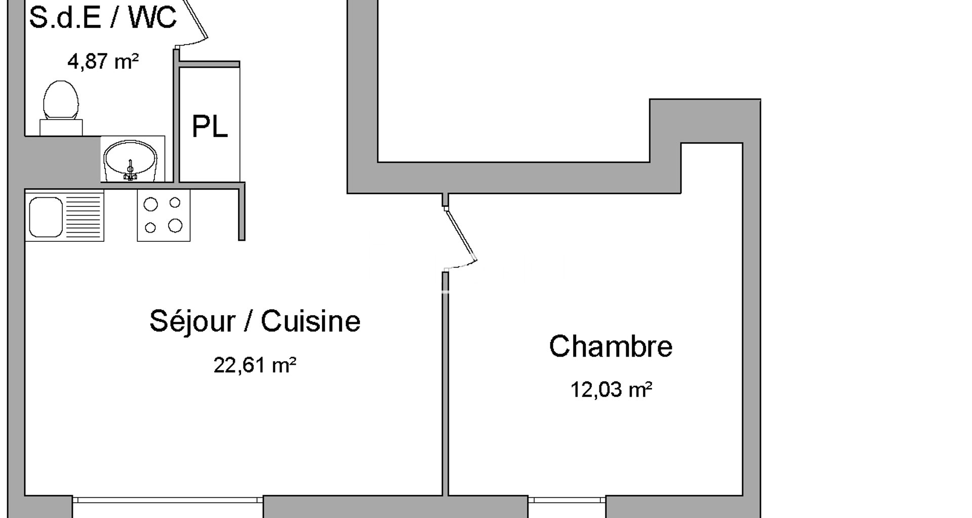 Appartement à louer, 39m², Bayonne