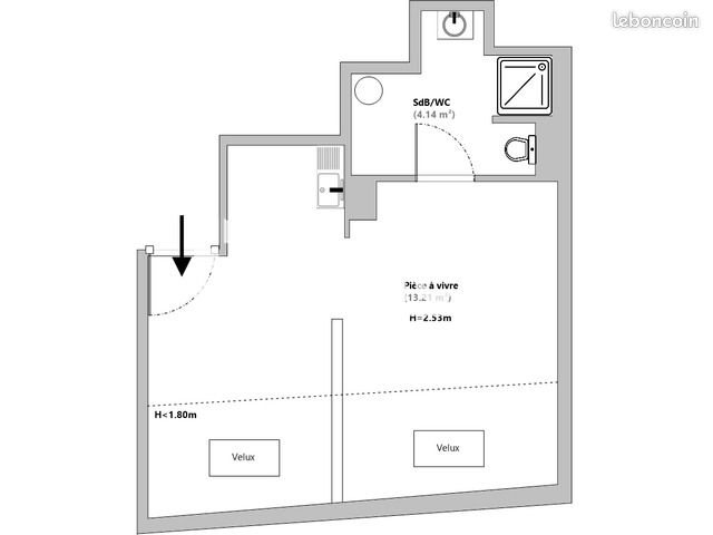 Appartement à louer, 17m², Mulhouse