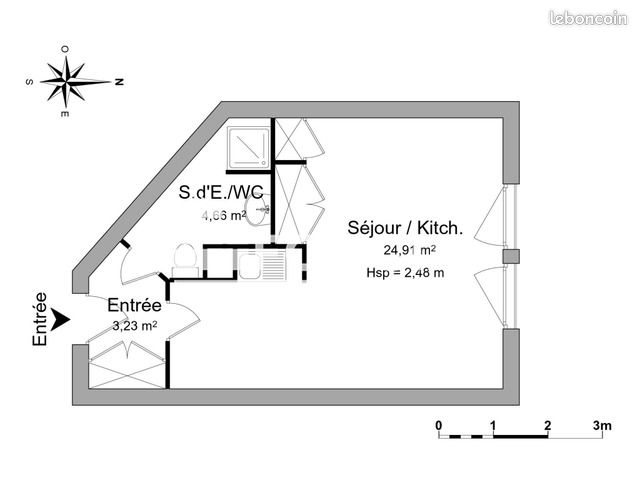 Appartement à louer, 32m², Sarrebourg