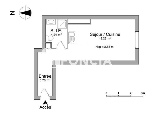 Appartement à louer, 28m², Dijon