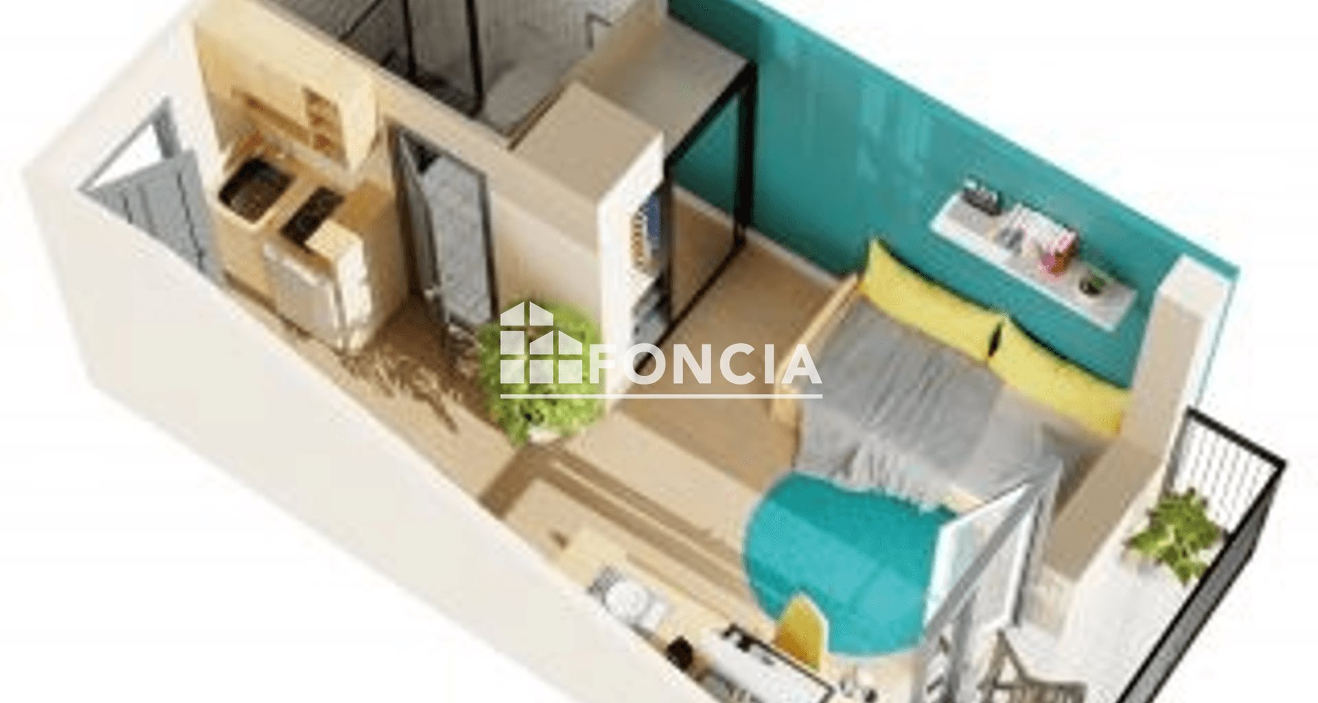 Appartement à louer, 17m², Dijon