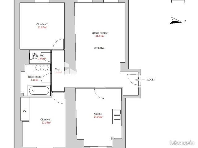 Appartement à louer, 74m², Sainte-Marie-aux-Mines
