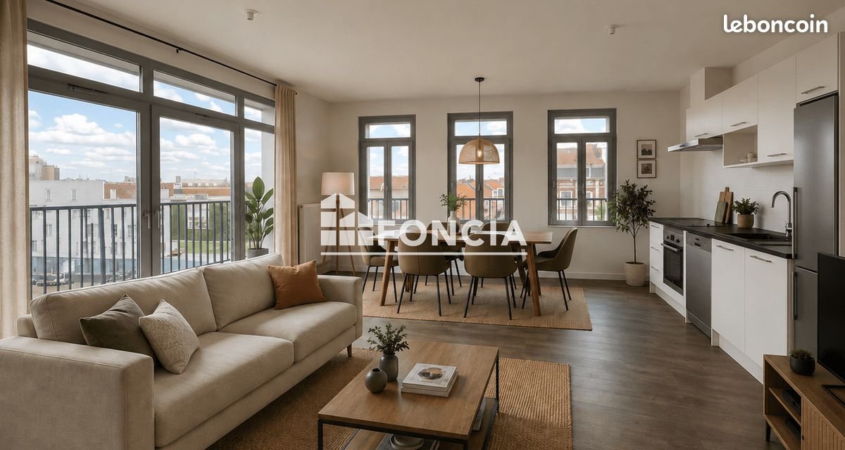 Appartement à louer, 77m², Roubaix