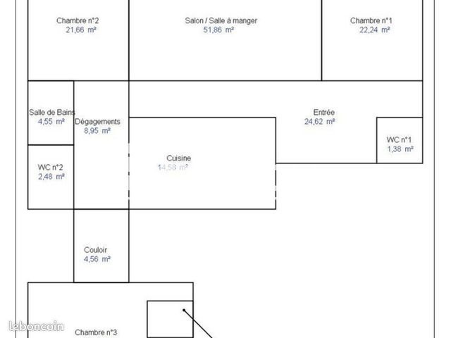Appartement à louer, 181m², Lille