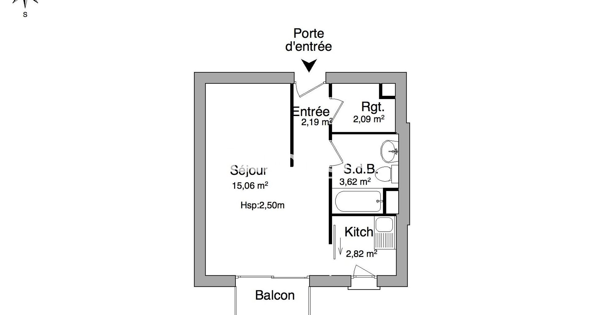 Appartement à louer, 25m², Clermont-Ferrand