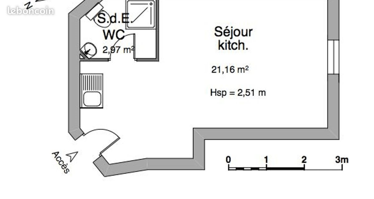 Appartement à louer, 24m², Clermont-Ferrand