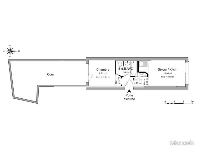 Appartement à louer, 29m², Nancy