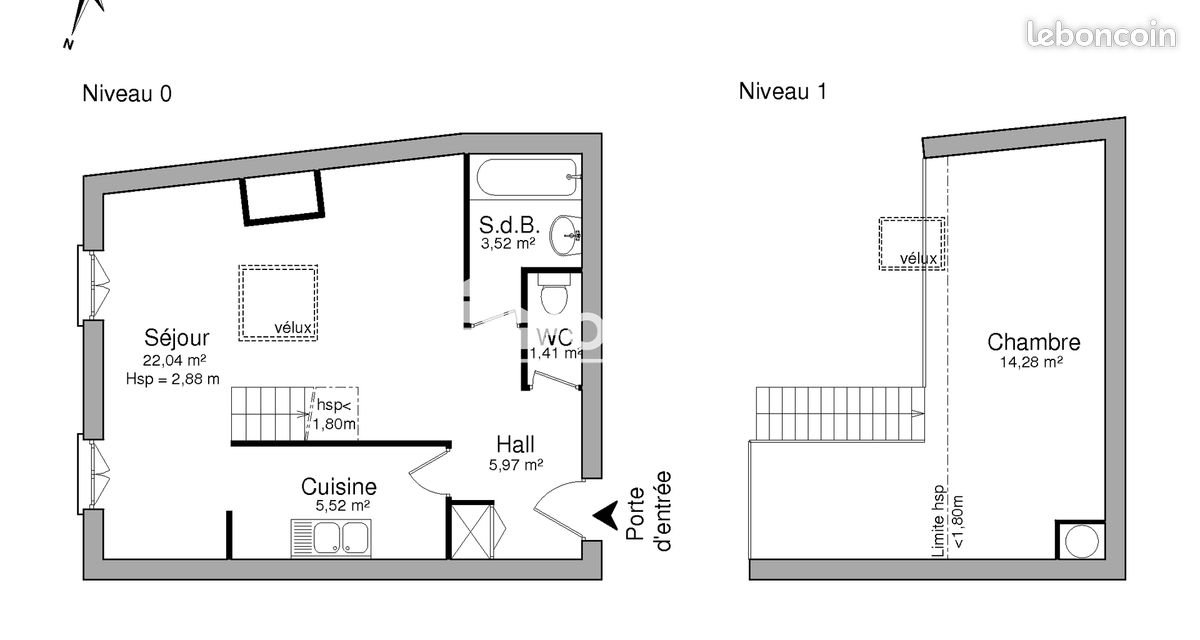 Appartement à louer, 53m², Nancy