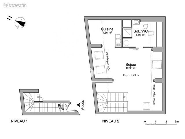 Appartement à louer, 30m², Metz