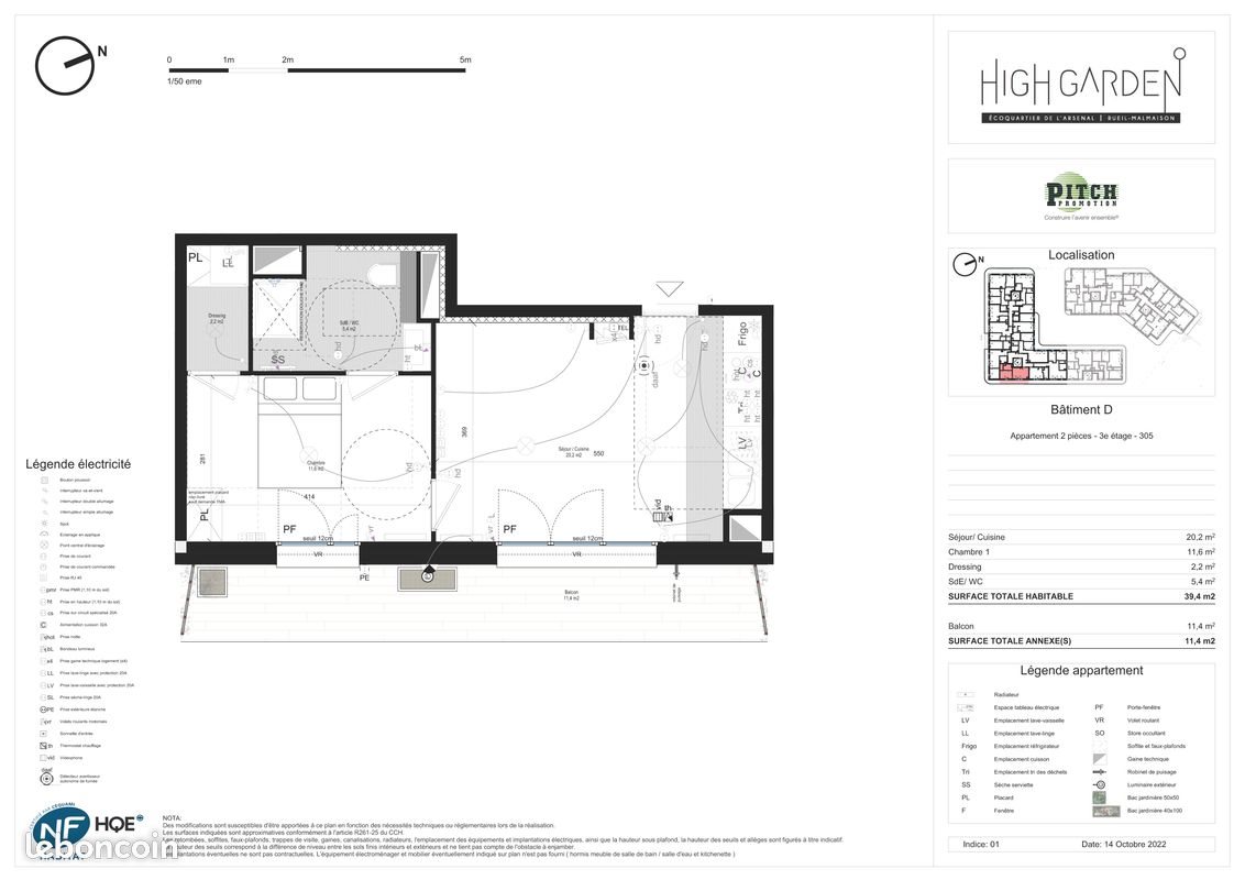 Appartement à louer, 38m², Rueil-Malmaison