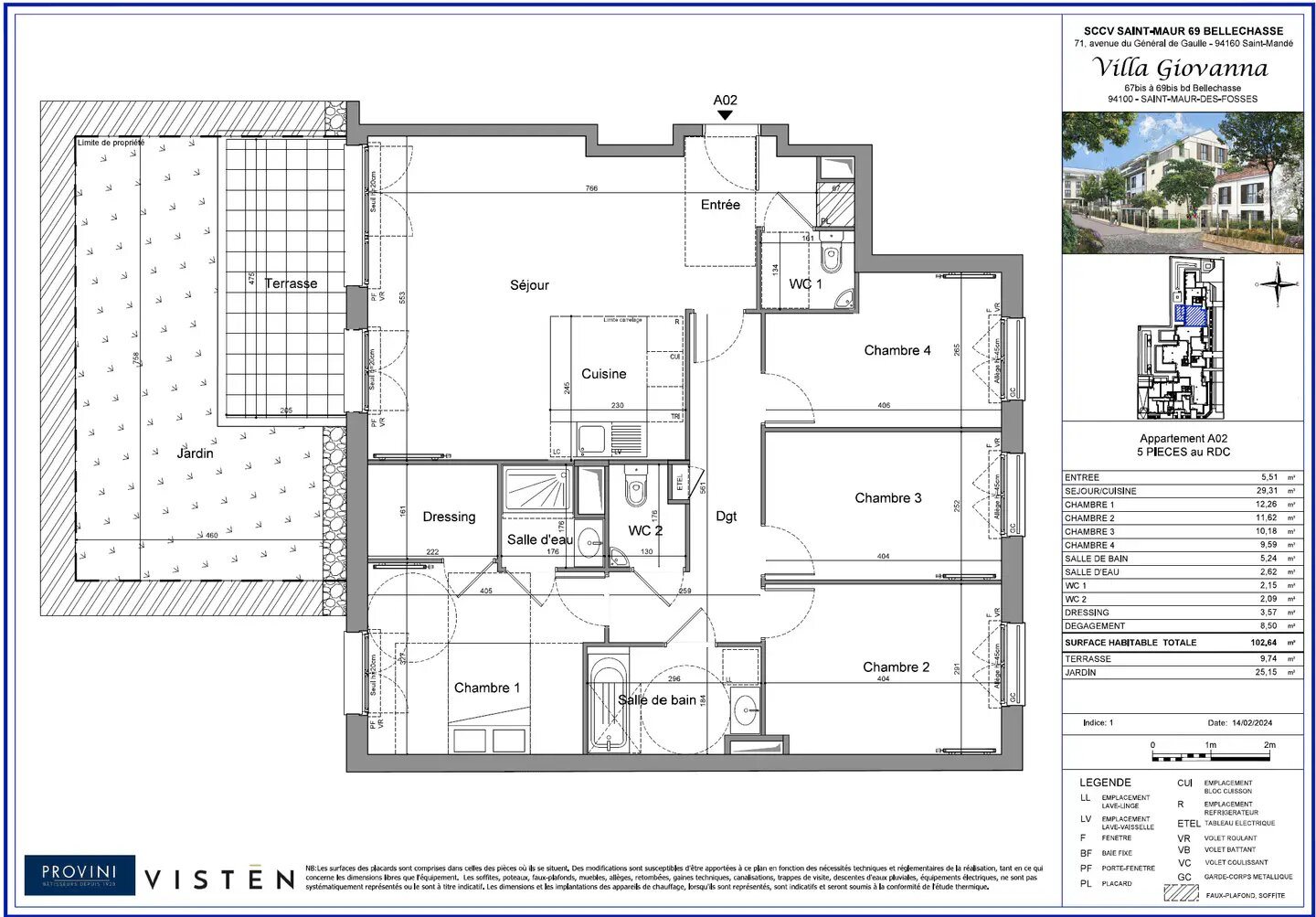 Appartement à louer, 102m², Saint-Maur-des-Fossés
