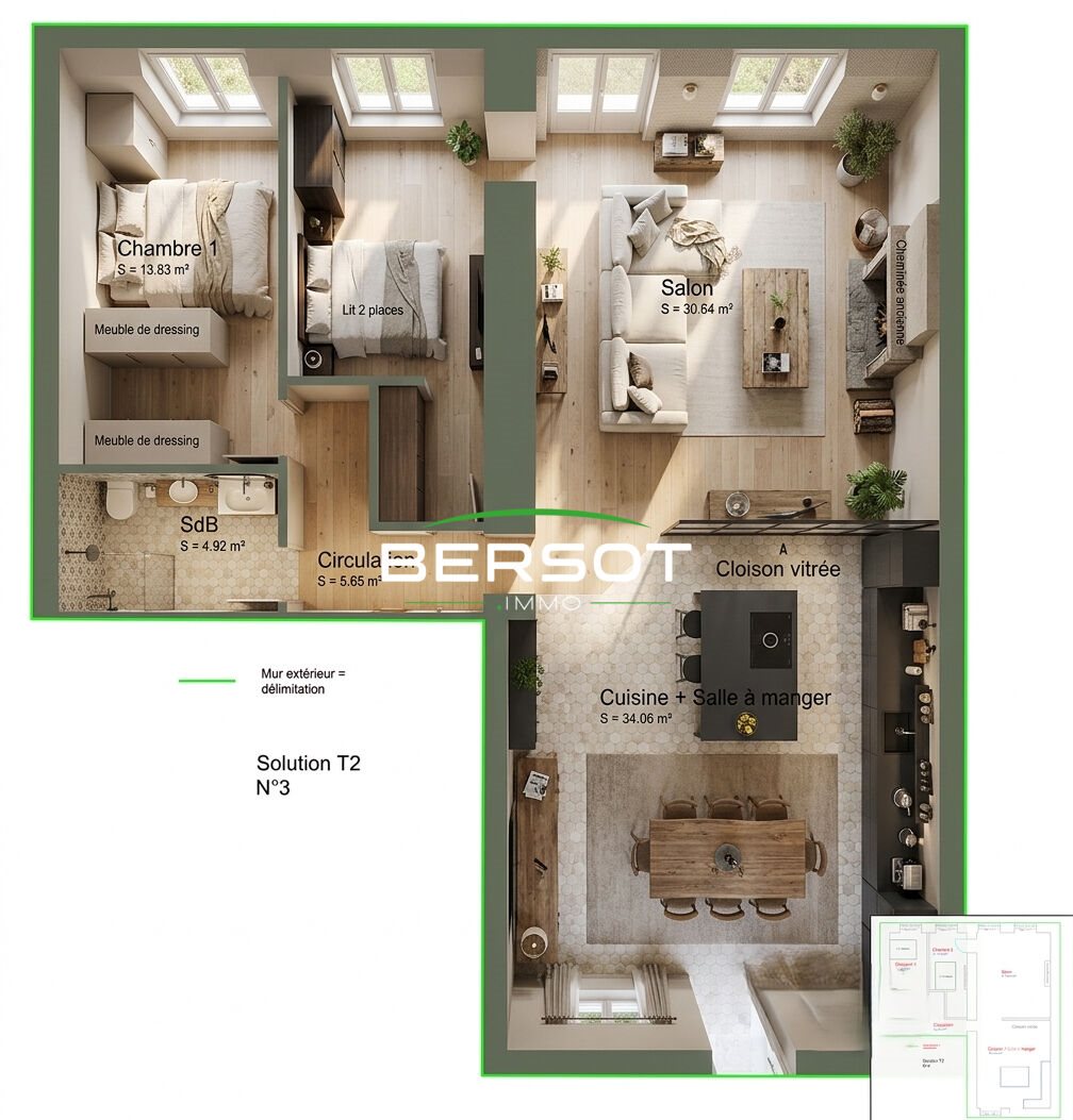 Appartement à vendre, 102m², Besançon