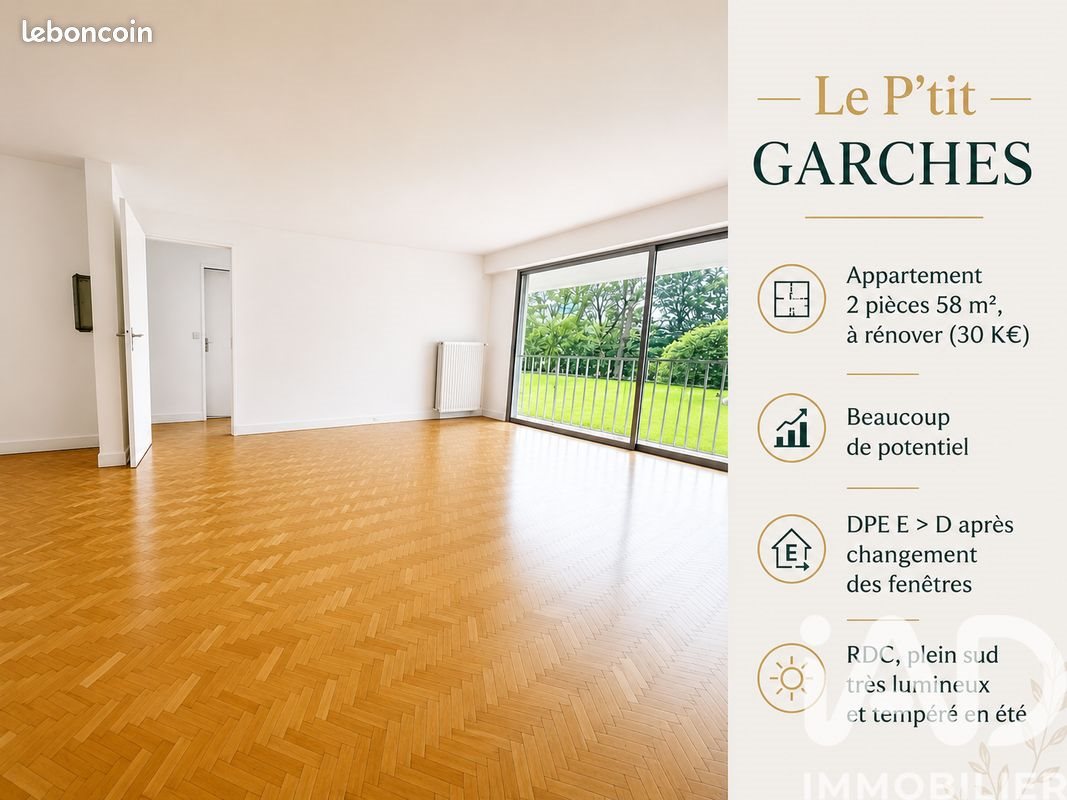 Appartement à vendre, 58m², Garches