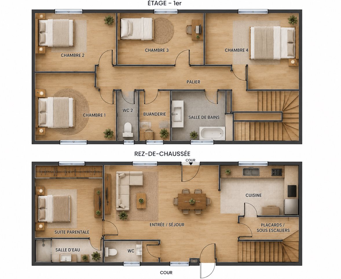 Maison à vendre, 120m², Ria-Sirach