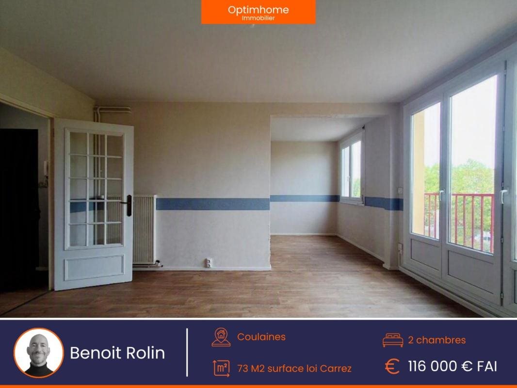Appartement à vendre, 73m², Coulaines