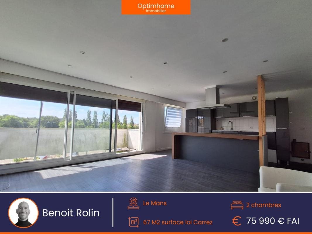 Appartement à vendre, 67m², Le Mans