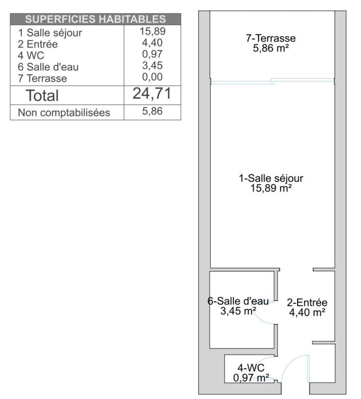 Appartement à vendre, 25m², Santa-Lucia-di-Moriani