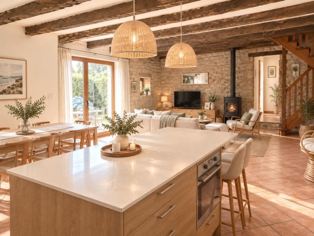 Maison à vendre, 140m², Locmaria-Grand-Champ